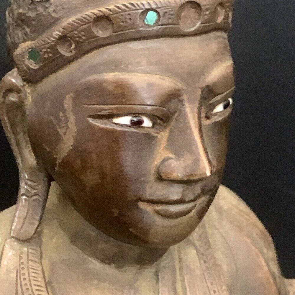 Antique Bronze Buddha Seated Mandalay Era, Burma (Myanmar) Circa 1860-1900